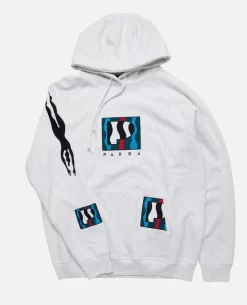 ByParra Zebra Striped P Hooded Sweatshirt (Ash Grey) 7 ByParra Zebra Striped P Hooded Sweatshirt (Ash Grey) -Outfit Verkoop 49315 02