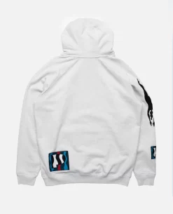 ByParra Zebra Striped P Hooded Sweatshirt (Ash Grey) 8 ByParra Zebra Striped P Hooded Sweatshirt (Ash Grey) -Outfit Verkoop 49315 03