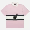 ByParra Winged Logo Polo Shirt (Pink/Off White)