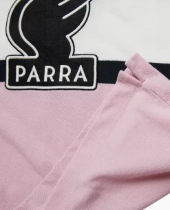 ByParra Winged Logo Polo Shirt (Pink/Off White) -Outfit Verkoop 49416 06