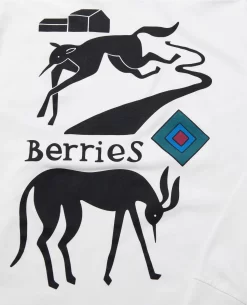 ByParra The Berry Farm Long Sleeve T-shirt (White) -Outfit Verkoop 49420 05