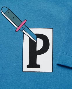 ByParra Fucking Fork T-Shirt (Slate Blue) -Outfit Verkoop 49500 03