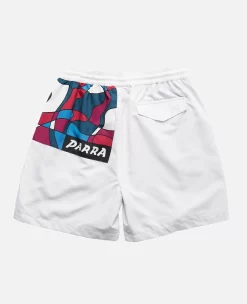 ByParra Sports Trees Swim Shorts (White) -Outfit Verkoop 50120 02 scaled