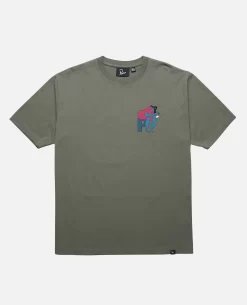 ByParra Insecure Days T-Shirt (Greyish Green)