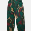 ByParra Trees In Wind Relaxed Pants (Camo Green)