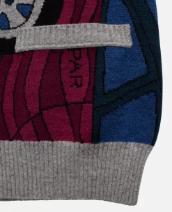 By Parra No Parking Knitted Cardigan (Grey Melange) -Outfit Verkoop 50422 03