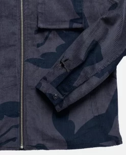 By Parra Clipped Wings Shirt Jacket (Greyish Blue) -Outfit Verkoop 50430 03