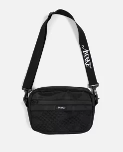 Awake NY Canvas Logo Messenger Bag (Black)
