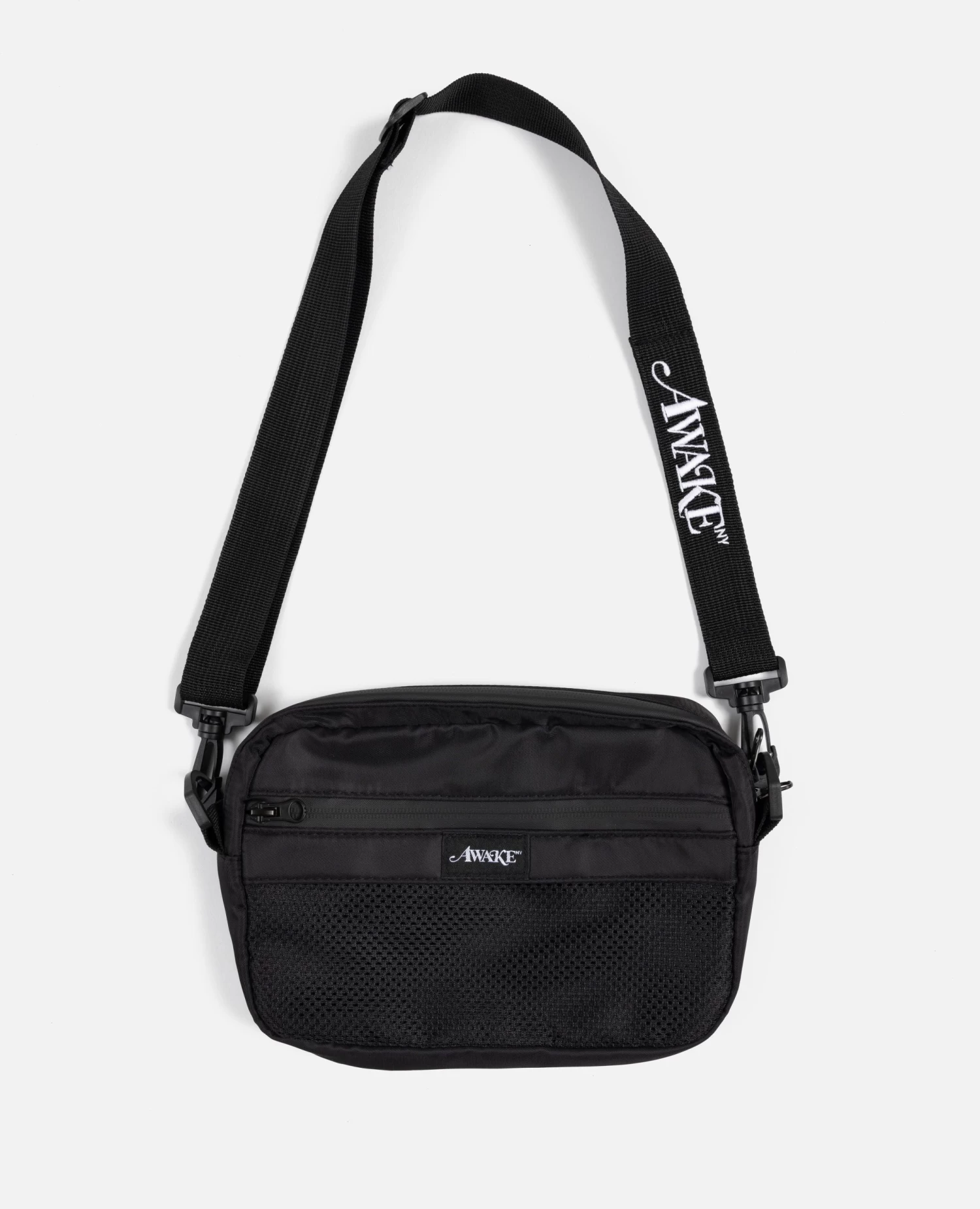 Awake NY Canvas Logo Messenger Bag (Black) 1 Awake NY Canvas Logo Messenger Bag (Black)