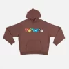 Awake NY Printed Charm Logo Hoodie (Dark Mauve)