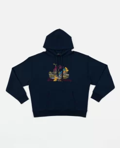 Patta X Best Company Twa Twa Hooded Sweater (Navy)