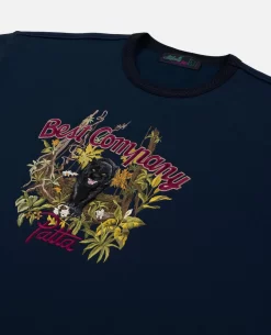 Patta X Best Company Busbusi Crewneck Sweater (Navy) -Outfit Verkoop BEST COMPANY SWEATER 002 scaled