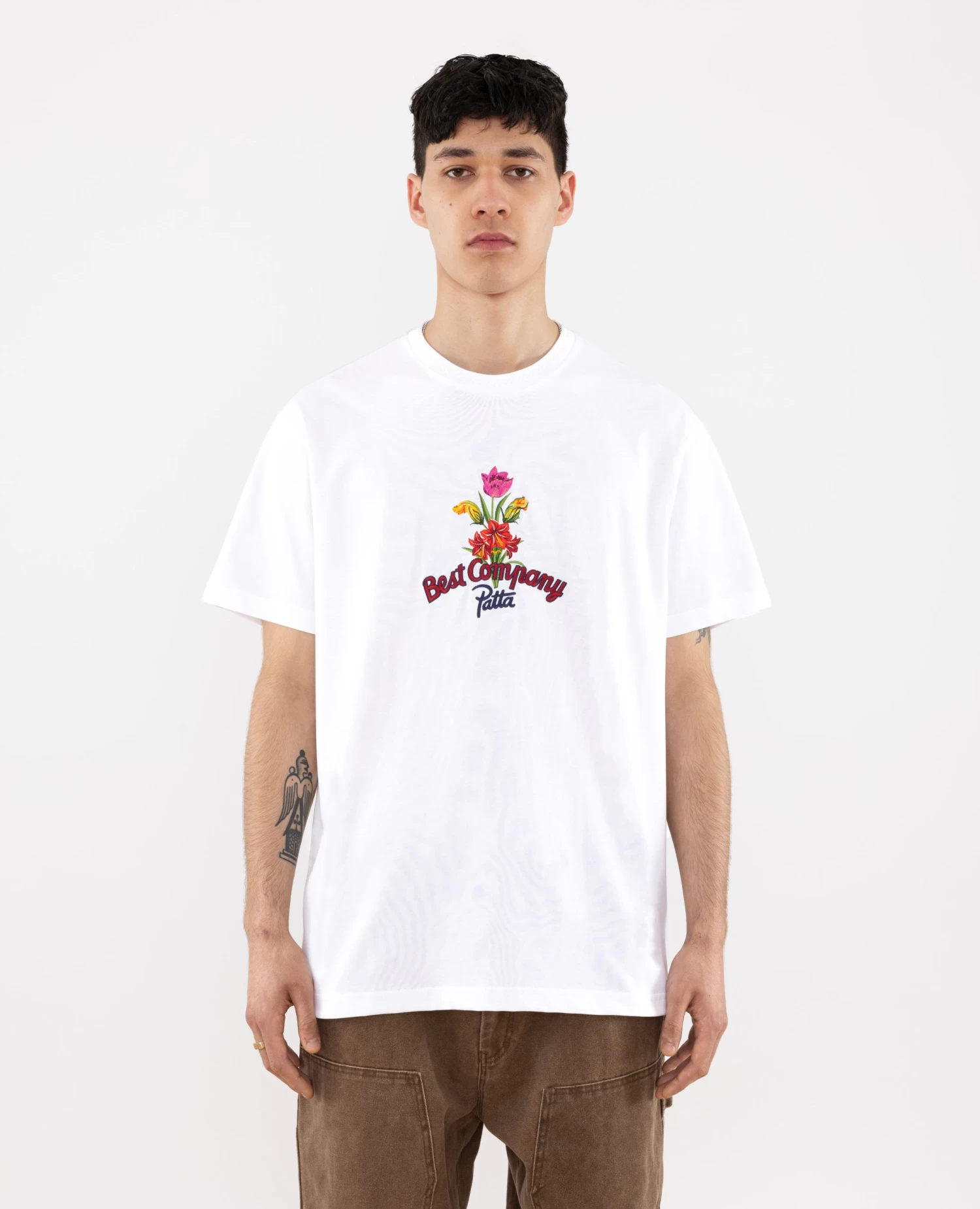 Patta X Best Company Faya Lobi T-Shirt (Optical White) 3 Patta X Best Company Faya Lobi T-Shirt (Optical White) - Afbeelding 3