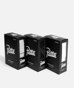 Patta Underwear Boxer Briefs 2-Pack (Black) -Outfit Verkoop BOXES scaled