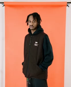 Patta X Converse 4 Leaf Clover Reversible Vest (Java/Burnt Olive) -Outfit Verkoop CONVERSELINERREVERSIBLE 009 scaled