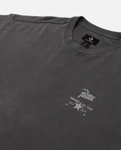 Patta X Converse 4 Leaf Clover T-Shirt (Black) -Outfit Verkoop CONVERSESHIRTGREY 002 scaled