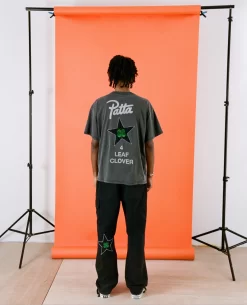 Patta X Converse 4 Leaf Clover T-Shirt (Black) -Outfit Verkoop CONVERSESHIRTGREY 007 scaled