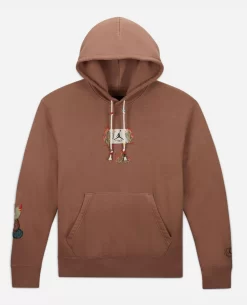 Jordan X Travis Scott Hoodie Brown