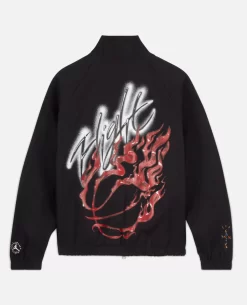 Jordan X Travis Scott Woven Jacket Black