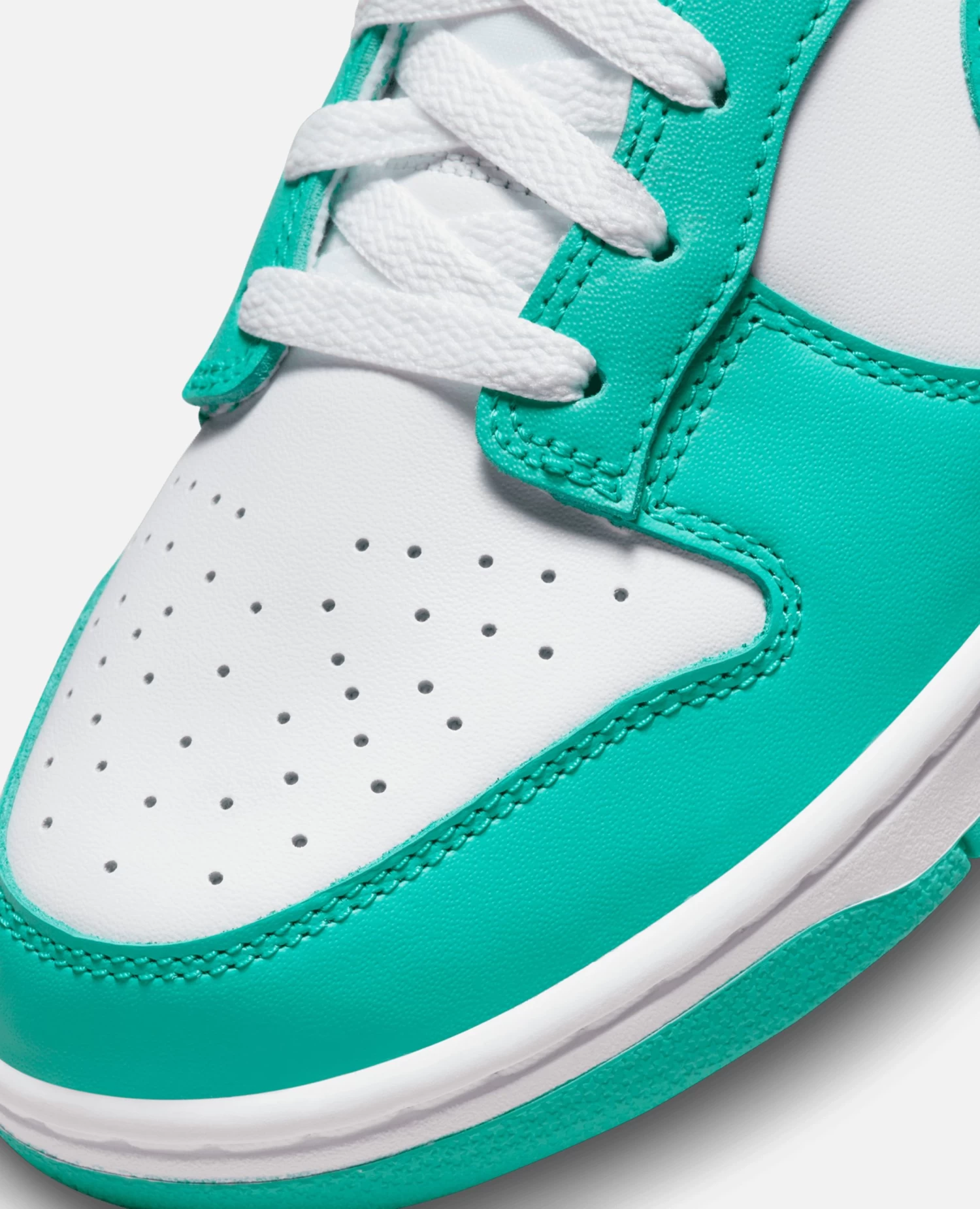 Nike Dunk Low Retro (White/Clear Jade-White) 3 Nike Dunk Low Retro (White/Clear Jade-White) - Afbeelding 3