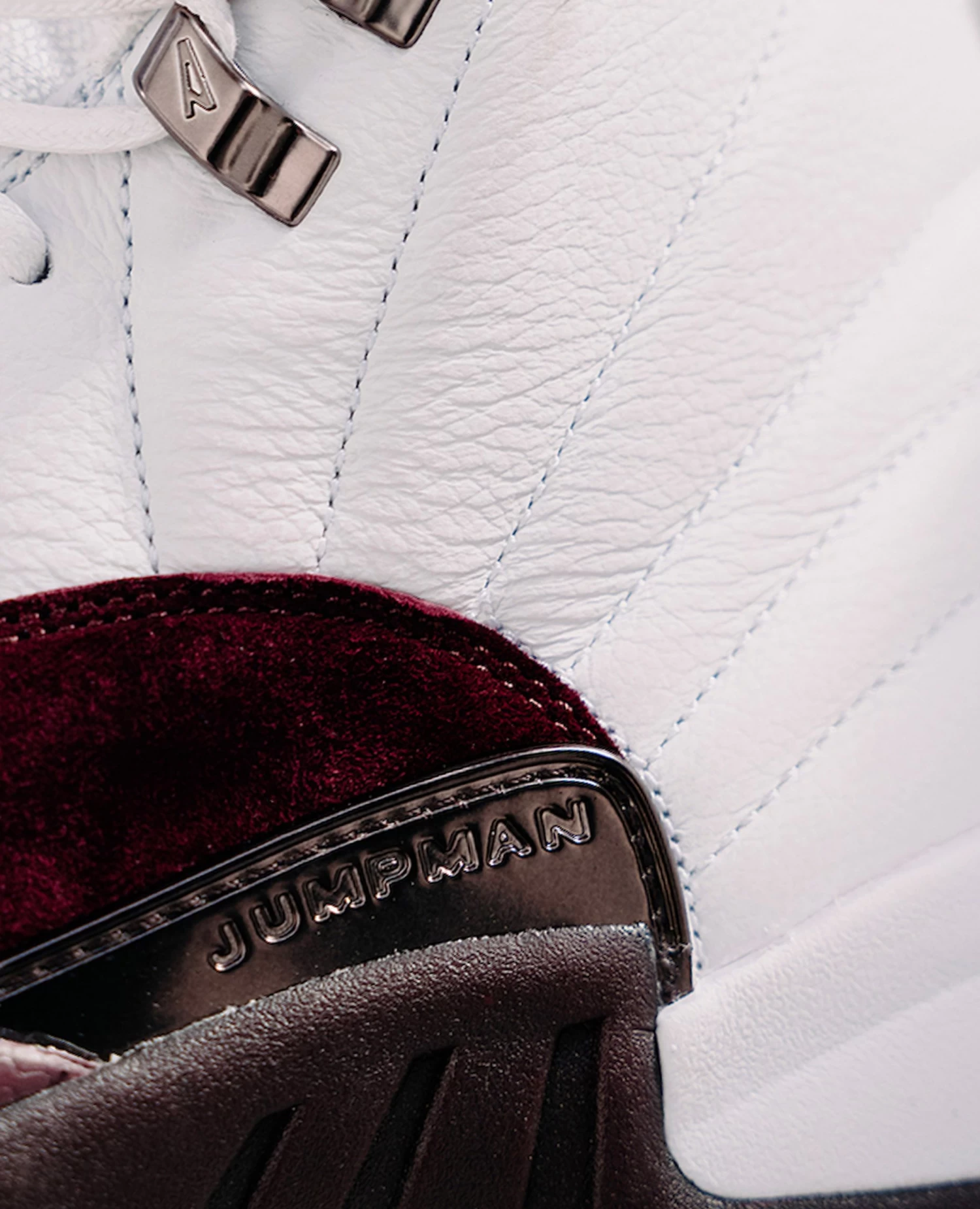 WMNS Air Jordan 12 Retro Sp (White/Black-Burgundy Crush) 6 WMNS Air Jordan 12 Retro Sp (White/Black-Burgundy Crush) - Afbeelding 6