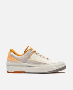 Air Jordan 2 Retro Low (Sail/Melon Tint-Light Curry-Cobblestone)