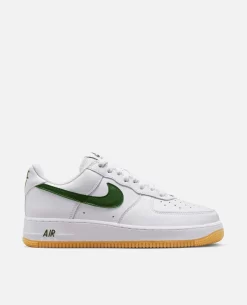 Nike Air Force 1 Low Retro (White/Forest Green-Gum Yellow)