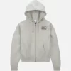Nike X Stussy Full-Zip Fleece Hoodie (Grey Heather/Black)