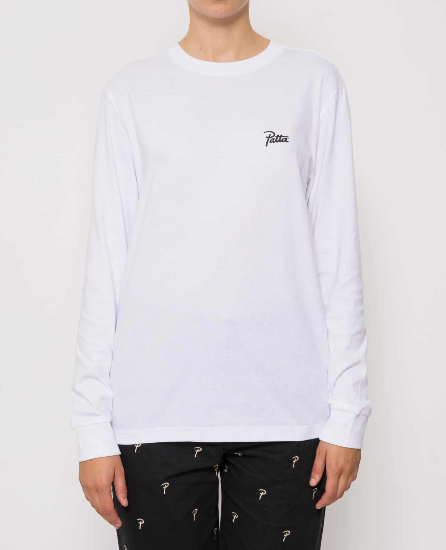 Patta Basic Longsleeve T-Shirt (White) 2 Patta Basic Longsleeve T-Shirt (White) - Afbeelding 2