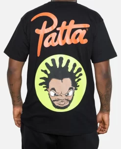 Patta Soundsystem X Jeru The Damaja Ainʼt The Devil Happy T-Shirt (Black) -Outfit Verkoop Jeru the Damaja14 scaled
