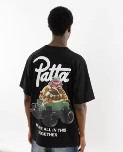 Patta Animal T-Shirt (Black) -Outfit Verkoop L3A1696 scaled