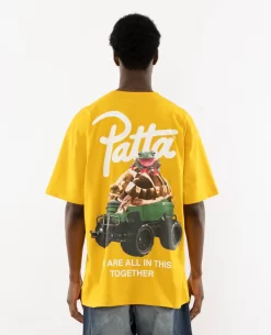 Patta Animal T-Shirt (Old Gold) 15 Patta Animal T-Shirt (Old Gold) -Outfit Verkoop L3A1770 scaled