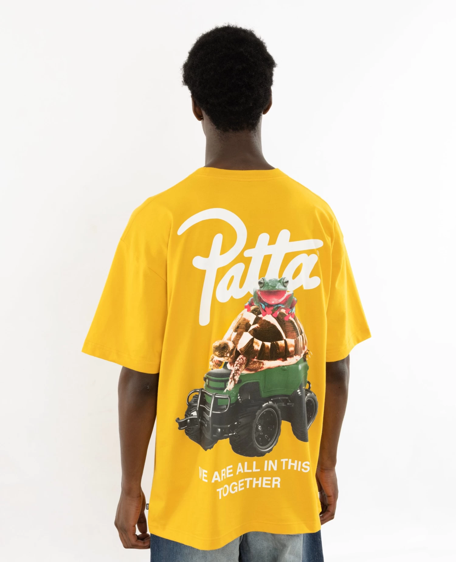 Patta Animal T-Shirt (Old Gold) 3 Patta Animal T-Shirt (Old Gold) - Afbeelding 3