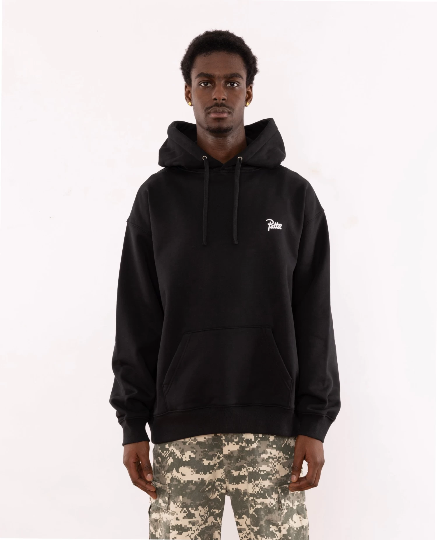 Patta Fovever And Always Boxy Hooded Sweater (Black) 2 Patta Fovever And Always Boxy Hooded Sweater (Black) - Afbeelding 2
