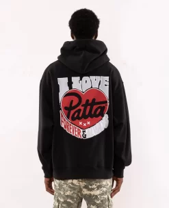 Patta Fovever And Always Boxy Hooded Sweater (Black) 10 Patta Fovever And Always Boxy Hooded Sweater (Black) -Outfit Verkoop L3A1877 scaled