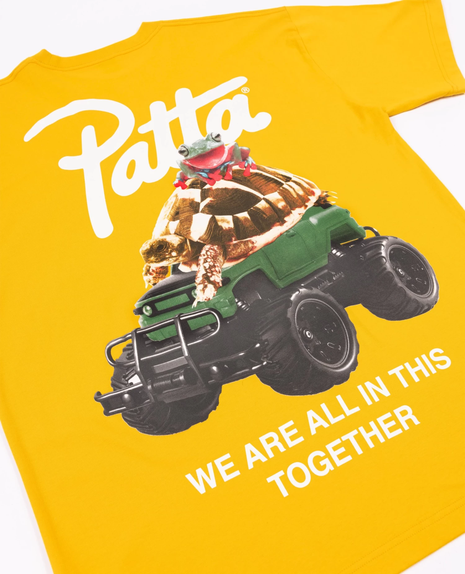 Patta Animal T-Shirt (Old Gold) 4 Patta Animal T-Shirt (Old Gold) - Afbeelding 4