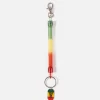Patta Spiral Stretch Lanyard (Red / Black / Green)