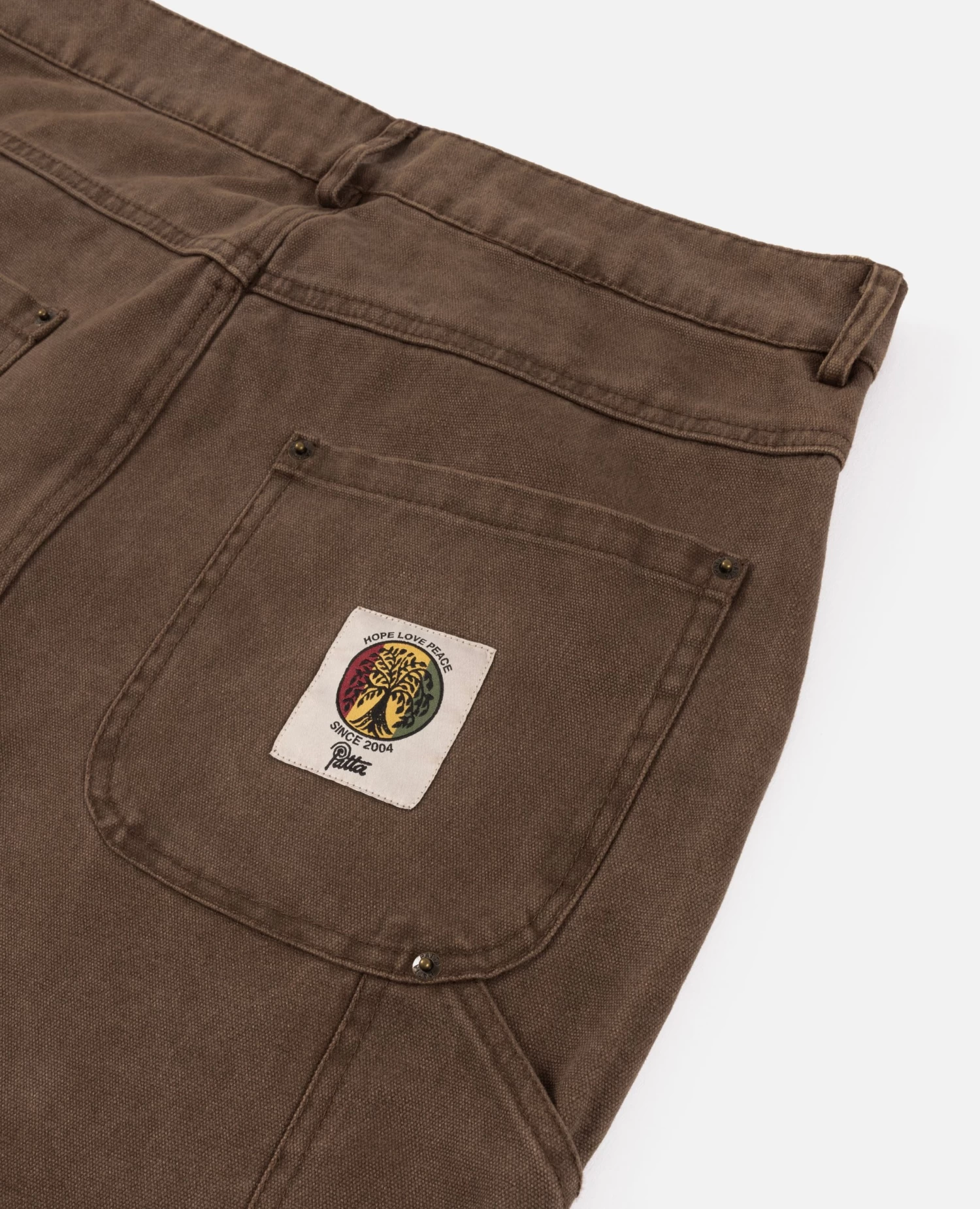 Patta Canvas Painter Pants (Washed Brown) 6 Patta Canvas Painter Pants (Washed Brown) - Afbeelding 6