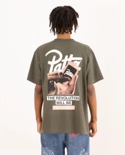 Patta Revolution T-Shirt (Deep Depths) -Outfit Verkoop L3A4609 scaled