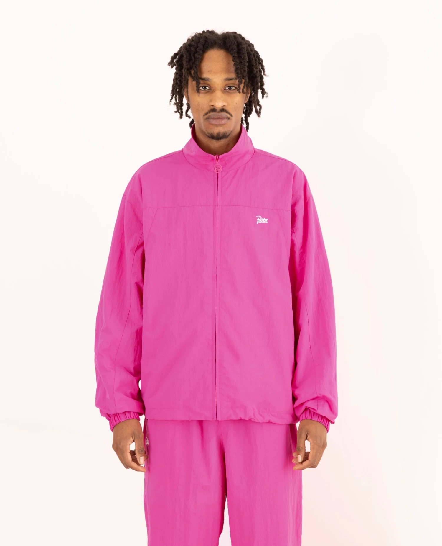 Patta Basic Nylon M2 Track Jacket (Rose Violet) 2 Patta Basic Nylon M2 Track Jacket (Rose Violet) - Afbeelding 2