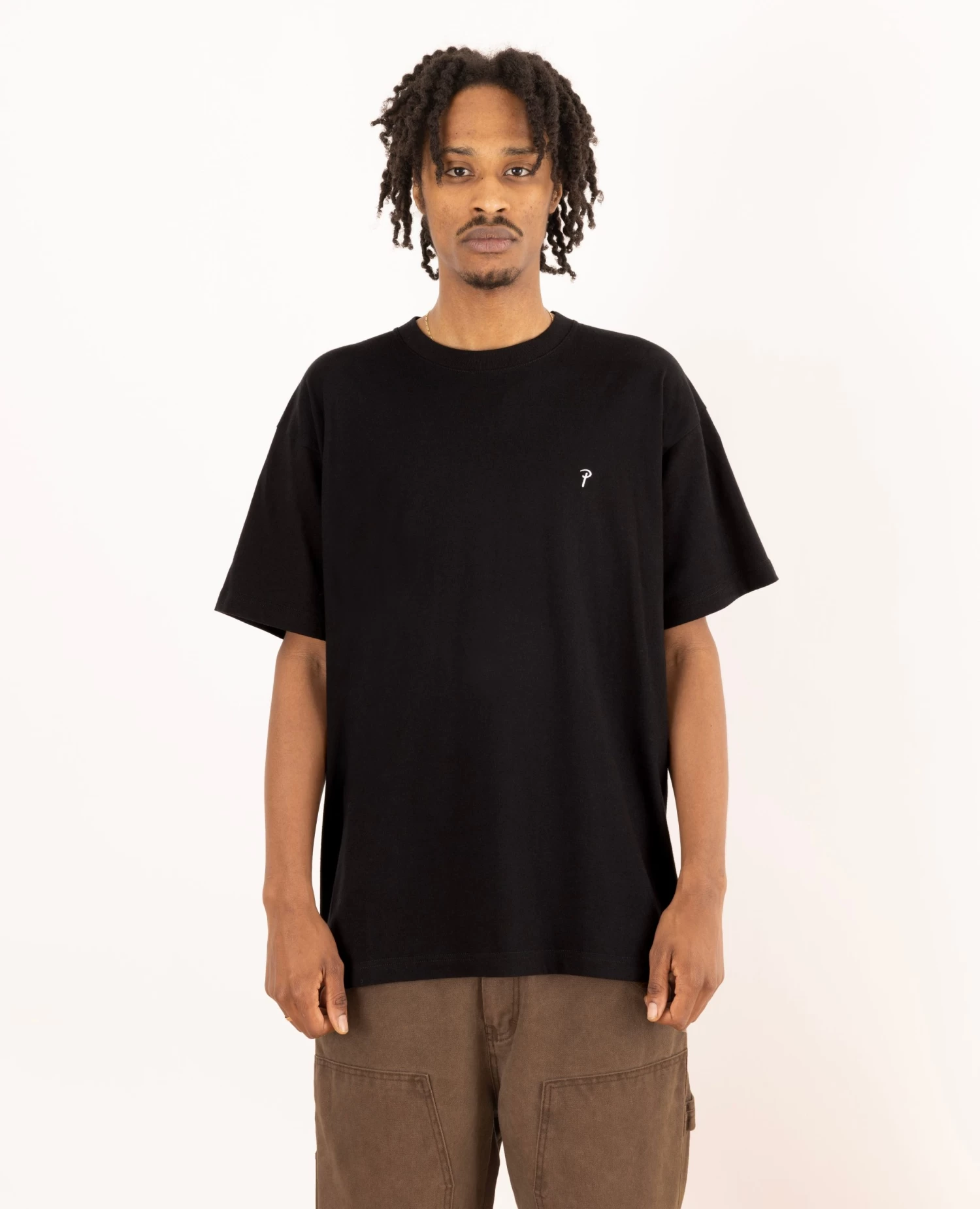 Patta Basic Script P T-Shirt (Black) 2 Patta Basic Script P T-Shirt (Black) - Afbeelding 2