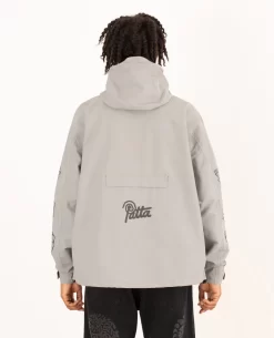 Patta Waterproof Reflective Shell Jacket (Flint Gray) -Outfit Verkoop L3A4895 scaled