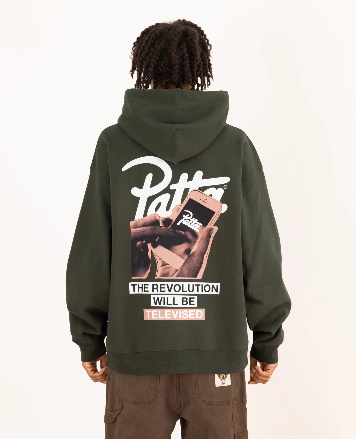Patta Revolution Boxy Hooded Sweater (Deep Depths) 3 Patta Revolution Boxy Hooded Sweater (Deep Depths) - Afbeelding 3