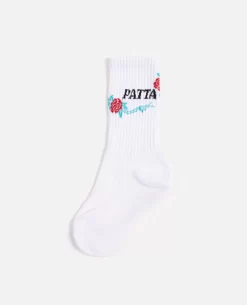 Patta Rose Sports Socks (White)