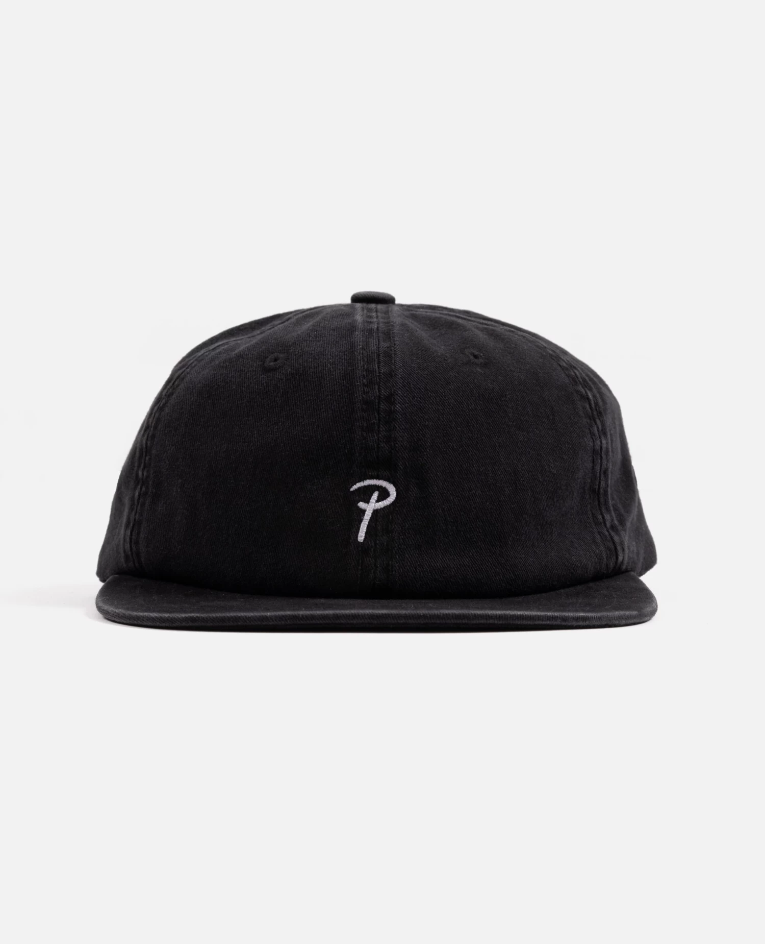 Patta Washed Script P Sports Cap (Raven) 1 Patta Washed Script P Sports Cap (Raven)