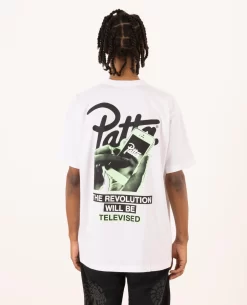 Patta Revolution T-Shirt (White) -Outfit Verkoop L3A5226 scaled