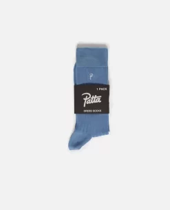 Patta Basic Dress Socks (Cornflower Blue) -Outfit Verkoop PA BC DRESS S 002 1 scaled