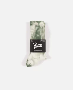 Patta Swirl Sports Socks (Cement) -Outfit Verkoop PA SS23 SWIRL SPORTS S 001 003 scaled