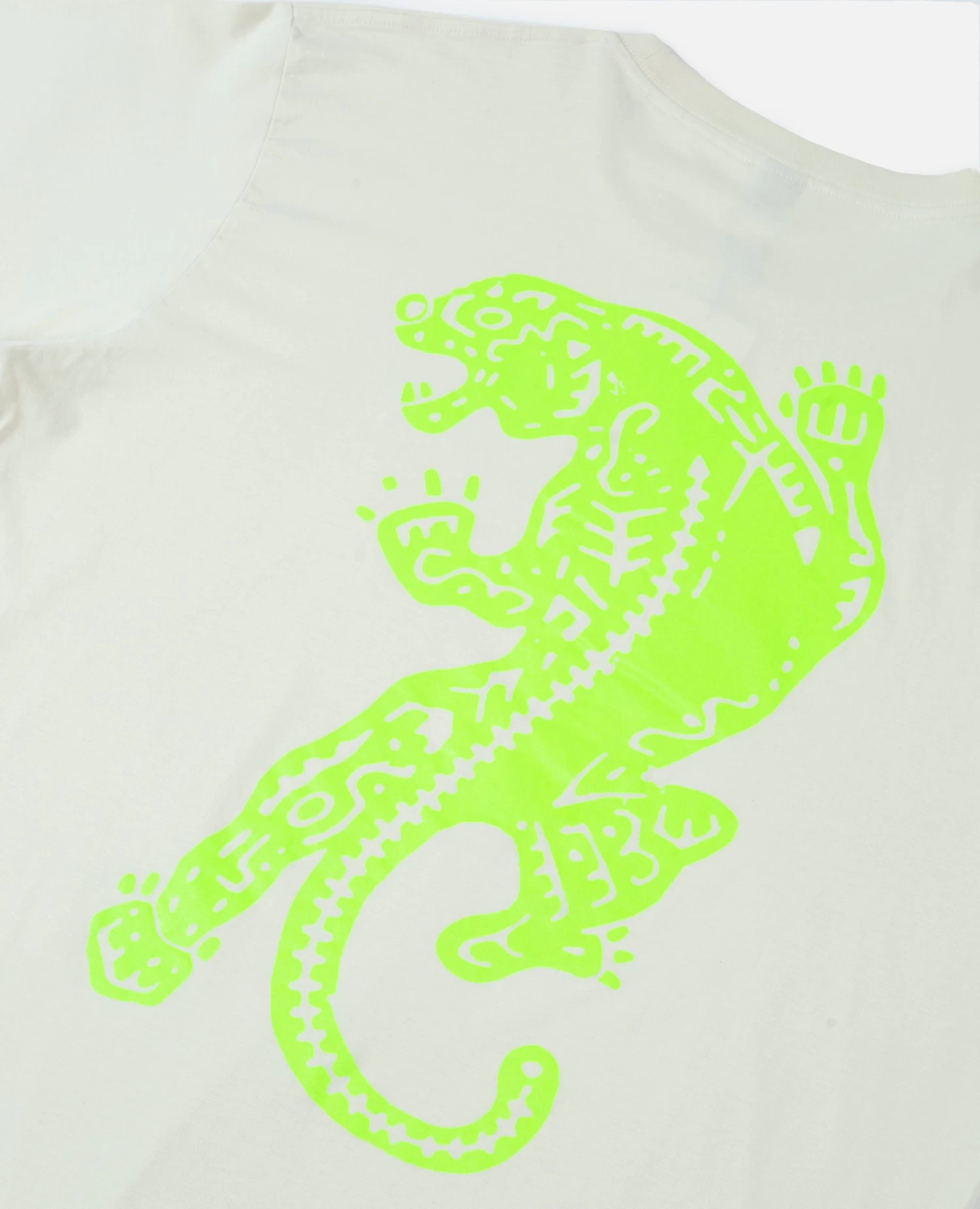 Patta Block Print Panther T-Shirt (Silver Birch) 4 Patta Block Print Panther T-Shirt (Silver Birch) - Afbeelding 4