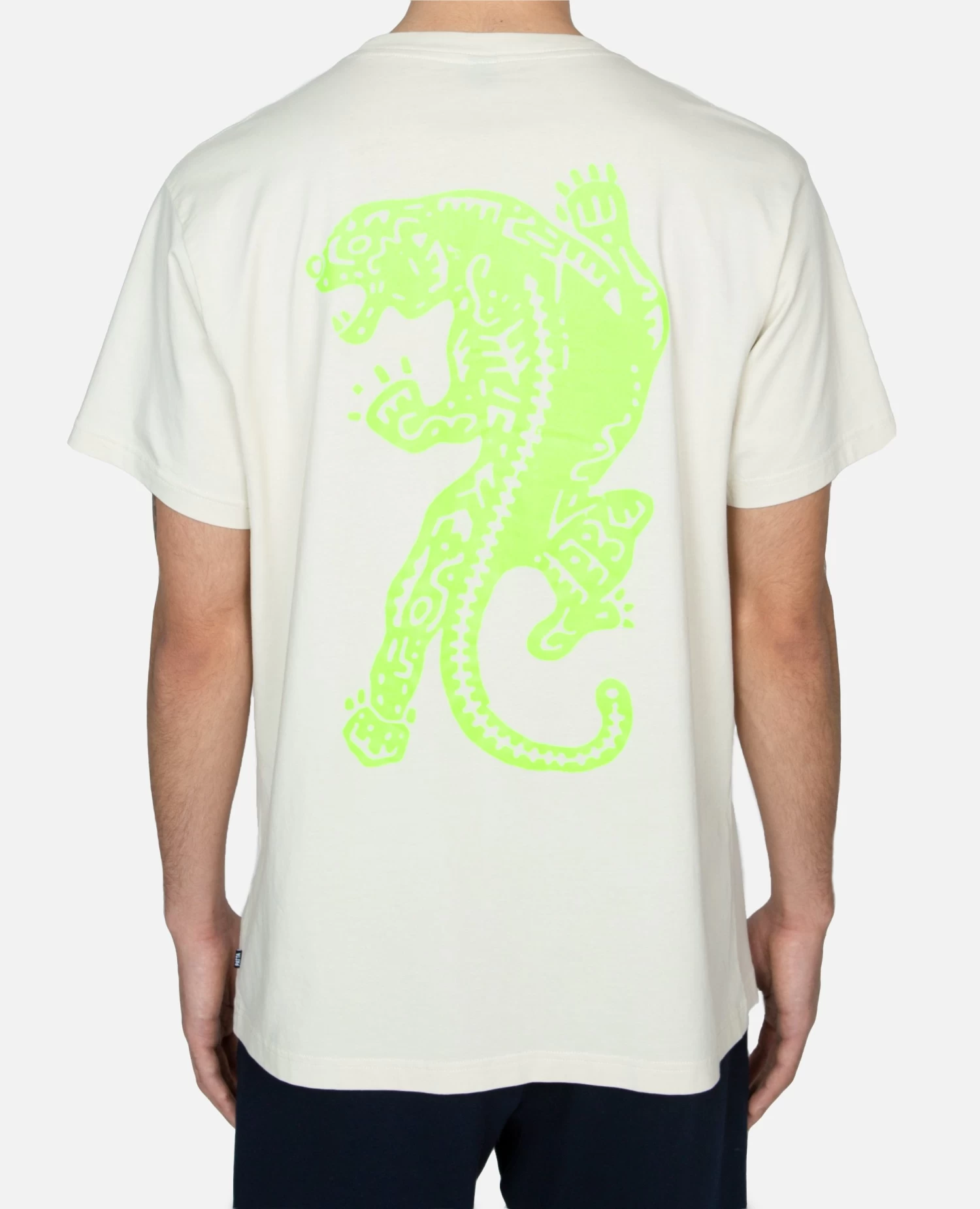 Patta Block Print Panther T-Shirt (Silver Birch) 3 Patta Block Print Panther T-Shirt (Silver Birch) - Afbeelding 3